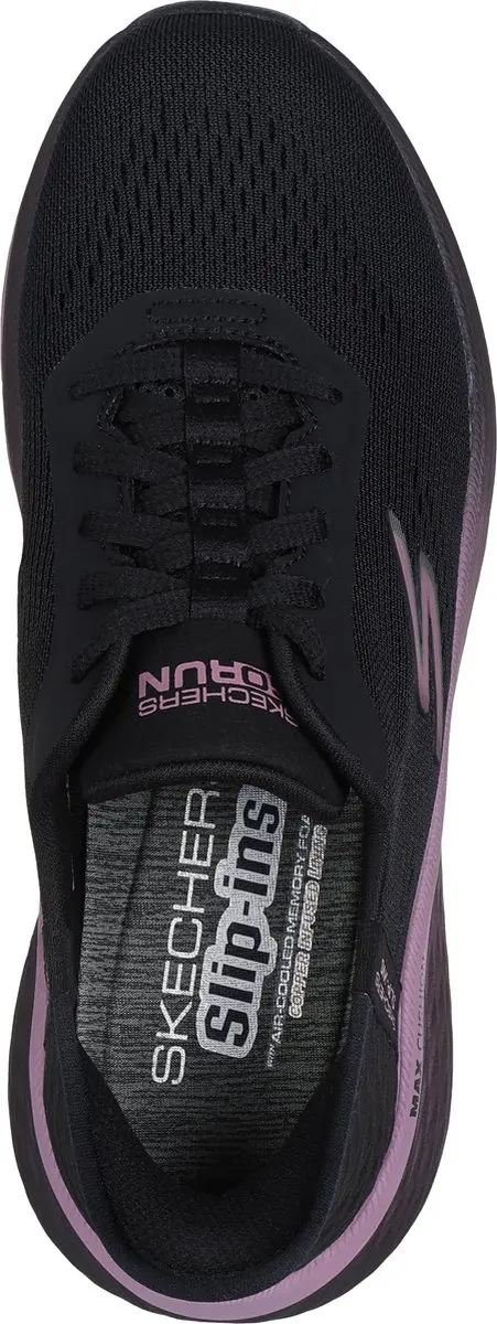 Skechers Max Cushioning Elite 2.0 So Dames Sneakers - 41 - Zwart/Paars - afbeelding 5 van 6