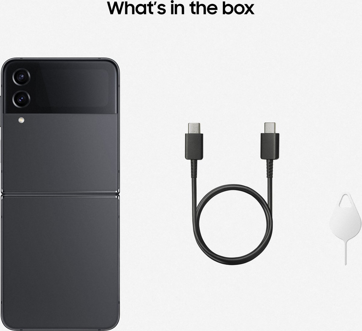 Samsung Galaxy Z Flip 4 - 256GB - 5G - Graphite