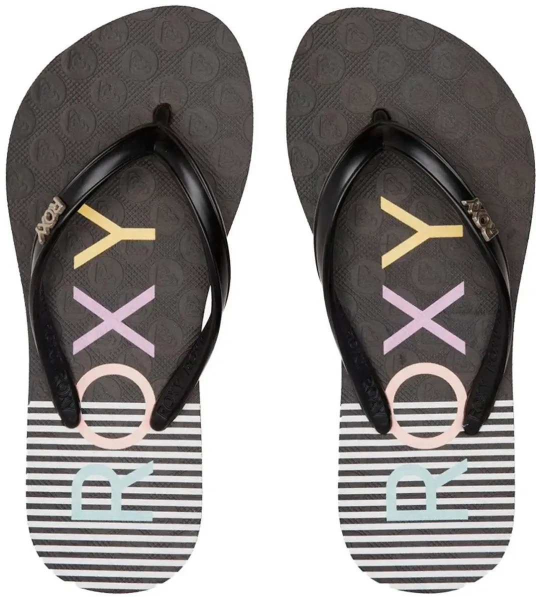 Roxy Viva Stamp II Teenslipper - EU 29 - Zwart - afbeelding 6 van 6