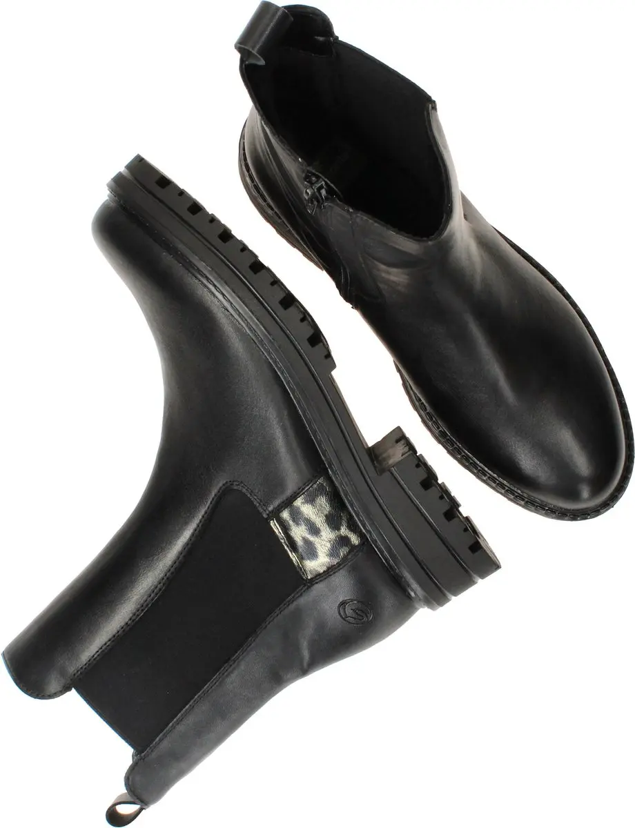 Remonte Chelsea Boots Leer - Zwart - Maat 40