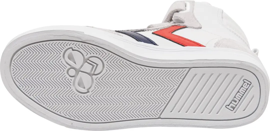 Hummel Kids Slimmer Stadil Leather High Jr - 39 - Wit
