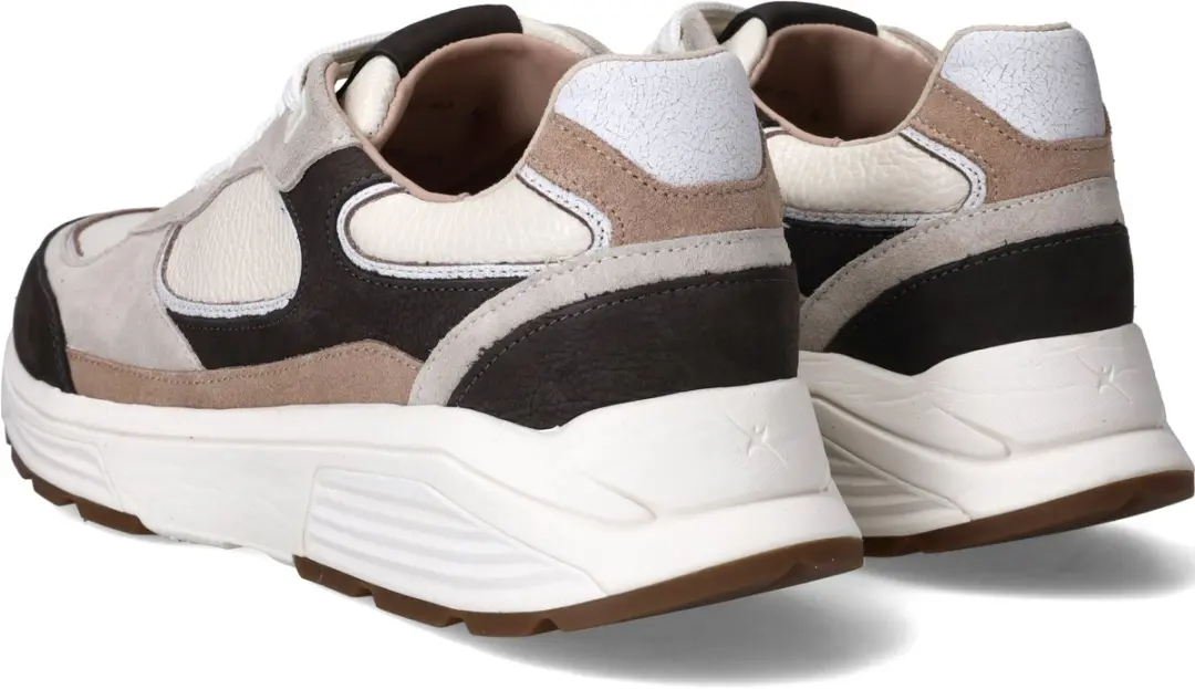 Xsensible Manhattan Heren Sneakers - Leer - Beige - Maat 46 - afbeelding 6 van 6