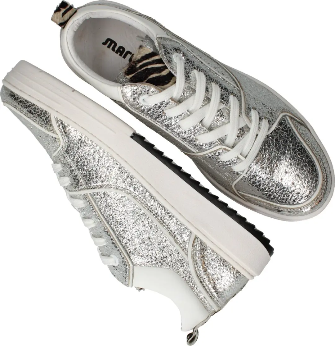 Maruti Anna Sneakers Metallic Silver Zebra 37 - afbeelding 4 van 6