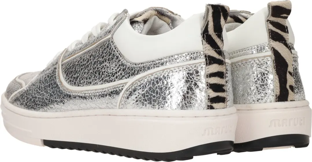 Maruti Anna Sneakers Metallic Silver Zebra 37 - afbeelding 5 van 6