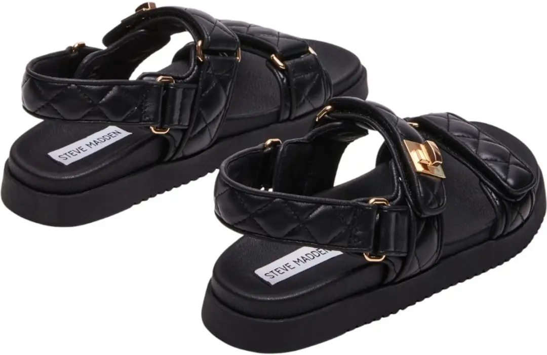 Steve Madden Mona-Q Dames Sandaal 36 - Zwart - afbeelding 5 van 6