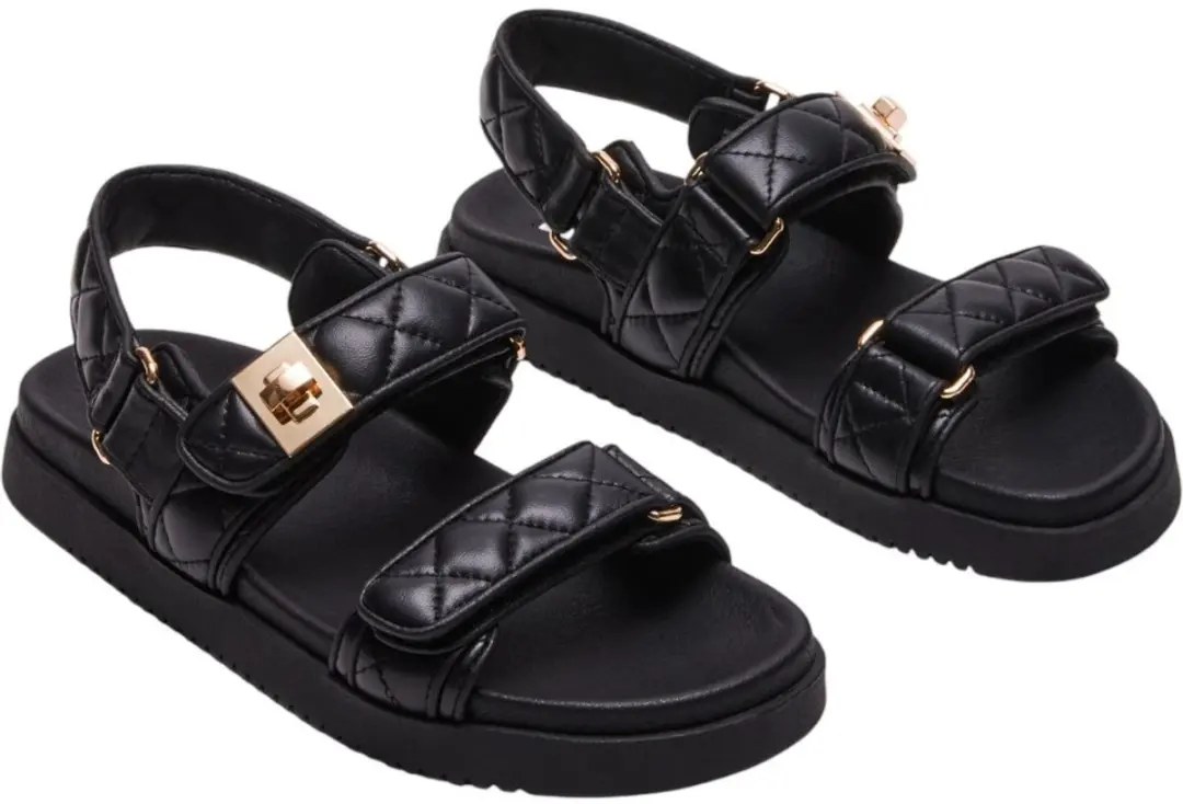 Steve Madden Mona-Q Dames Sandaal 36 - Zwart - afbeelding 6 van 6