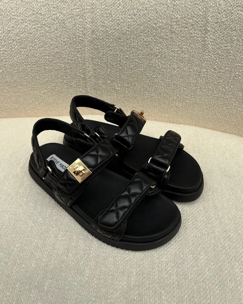 Steve Madden Mona-Q Dames Sandaal 36 - Zwart - afbeelding 3 van 6