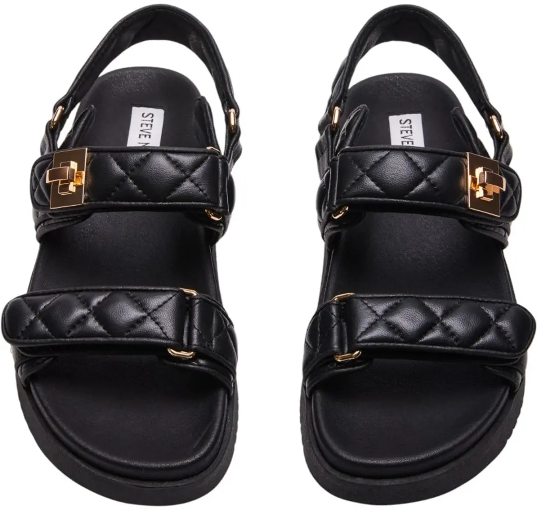 Steve Madden Mona-Q Dames Sandaal 36 - Zwart - afbeelding 4 van 6