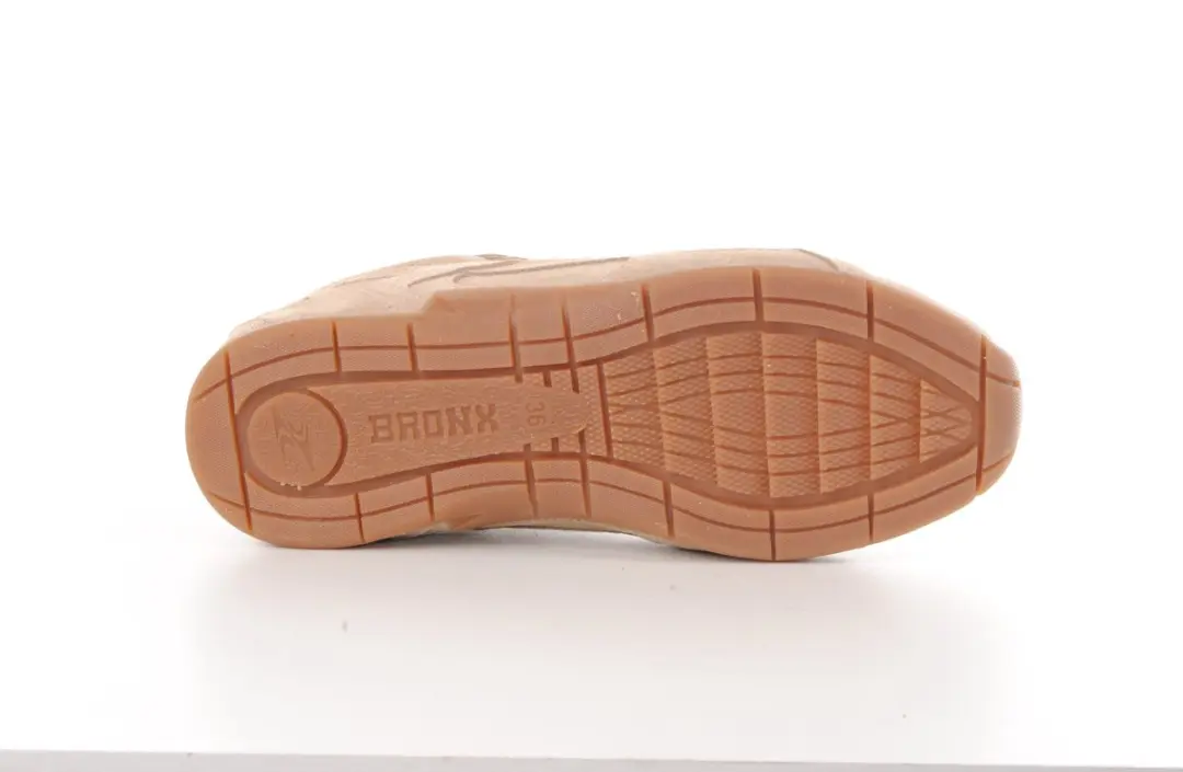 Bronx Myr-aa 66647 Sneakers Dames - Beige - Maat 38 - afbeelding 3 van 6