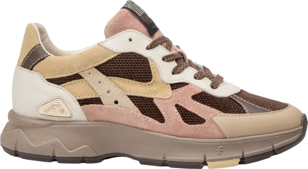 Floris van Bommel DAYSI 05.12 Lage Sneakers - Wit/Beige - afbeelding 2 van 5