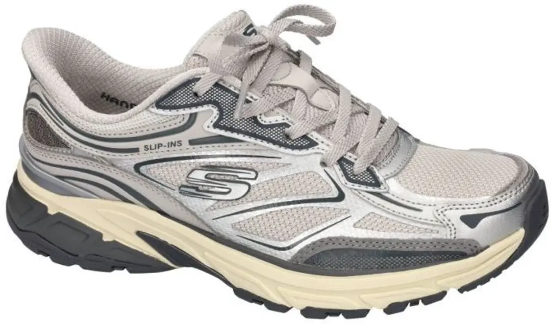 Skechers 138204 Dames Sneakers - Zilver - afbeelding 5 van 5
