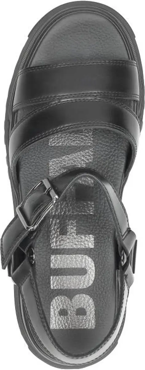 Buffalo ASPHA TS Sandal Plat - Zwart - Maat 40 - afbeelding 5 van 6
