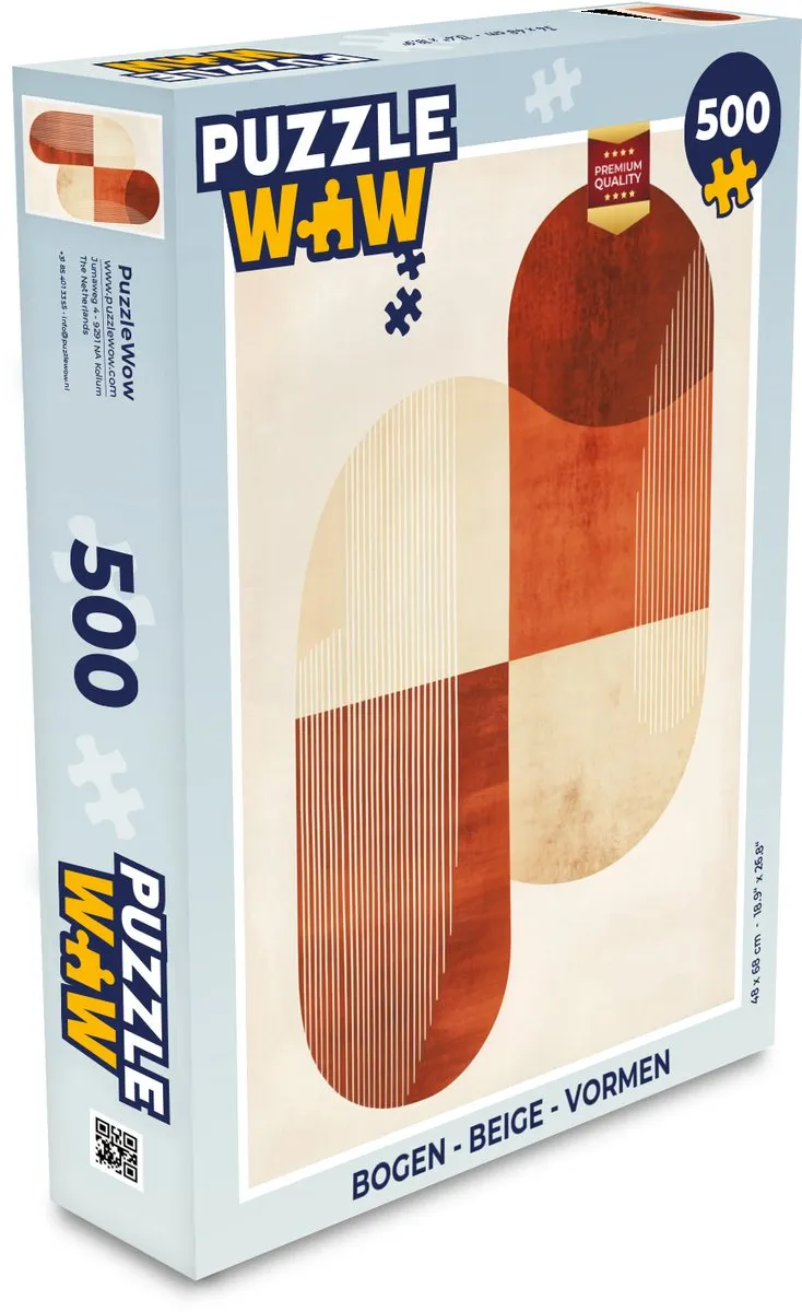 PuzzleWow Vormen Legpuzzel 500 Stuks