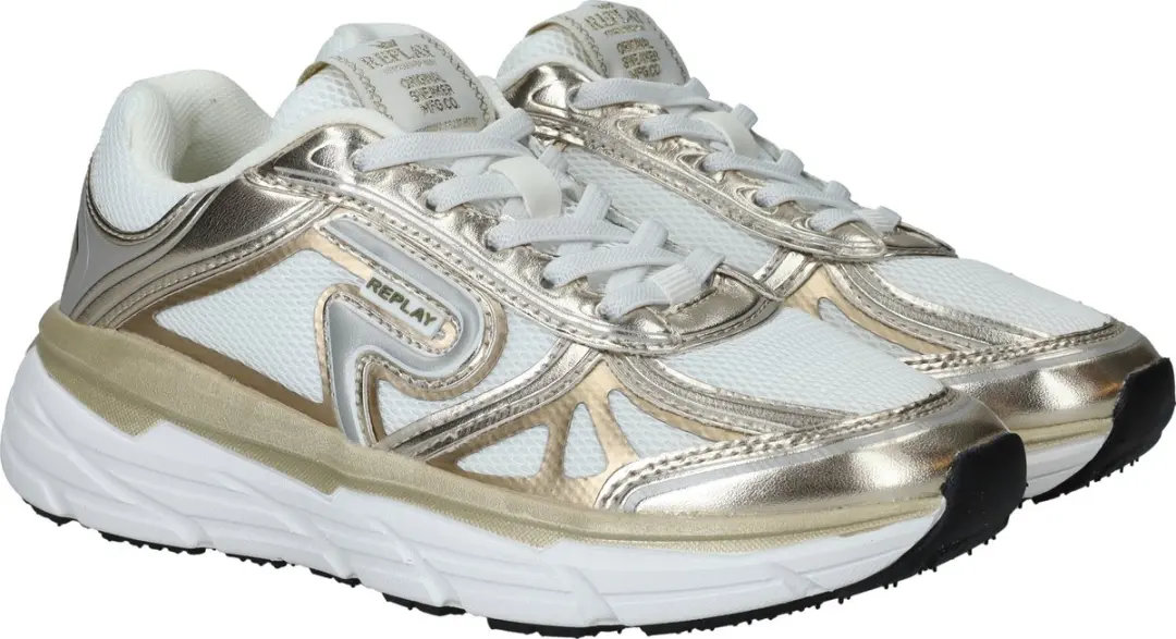 Replay Christal Jr 2 Sneakers - Meisjes - Goud - Maat 31 - afbeelding 4 van 6