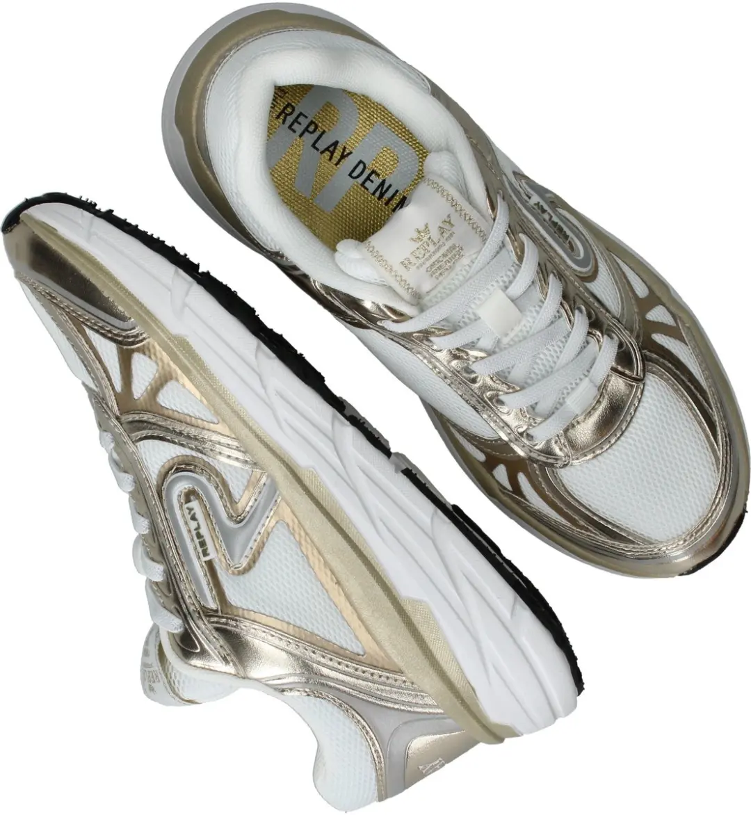 Replay Christal Jr 2 Sneakers - Meisjes - Goud - Maat 31 - afbeelding 6 van 6