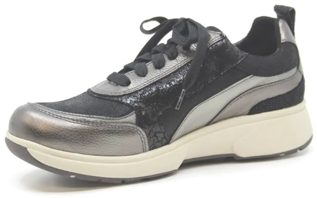 Xsensible Valletta Dames Sneakers - Leer - Zilverkleurig - Maat 40 - afbeelding 2 van 6