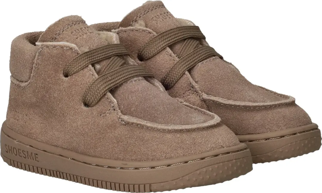 Shoesme Babyschoentjes Veterschoenen - Maat 24 - Taupe - afbeelding 6 van 6