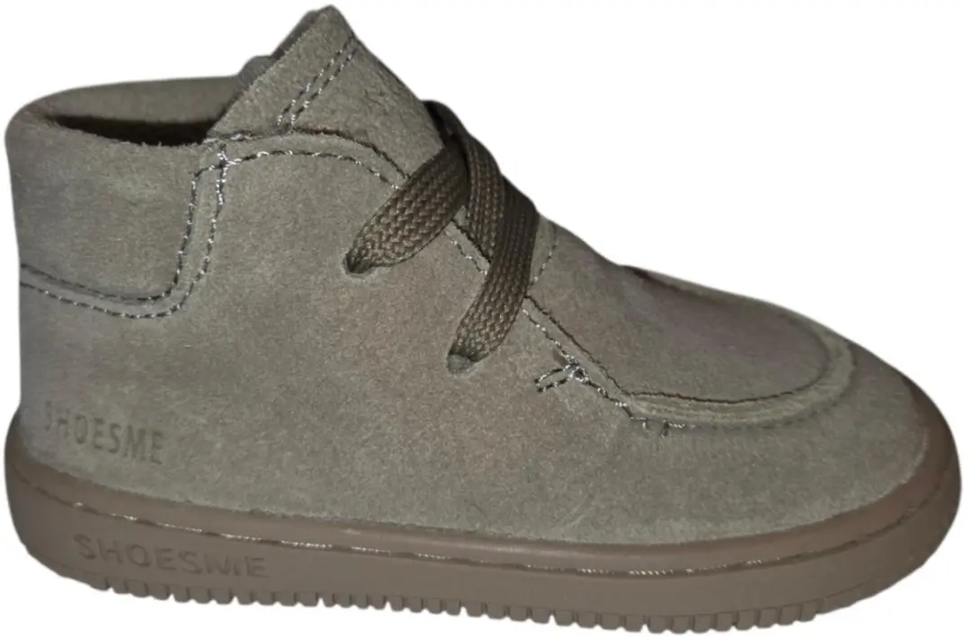 Shoesme Babyschoentjes Veterschoenen - Maat 24 - Taupe - afbeelding 4 van 6