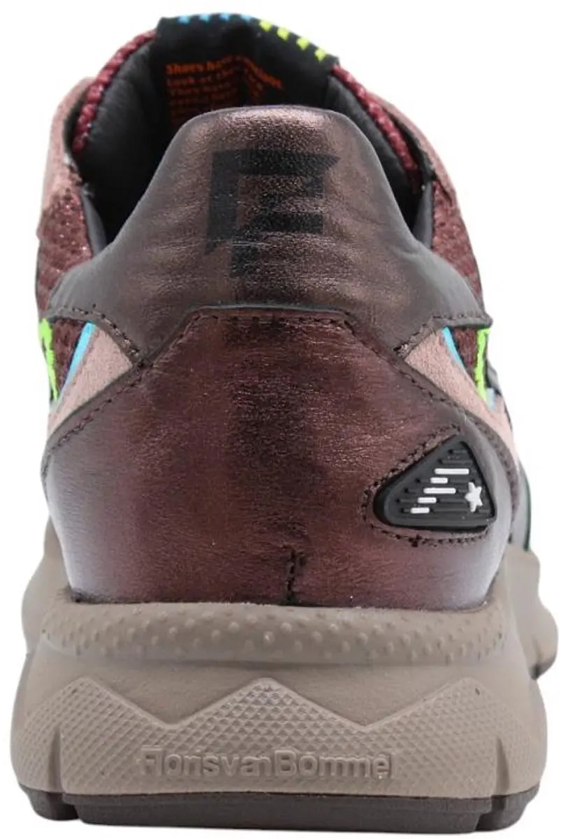Floris van Bommel Daysi 09.02 Dames Sneakers - 39 - Bordeaux - afbeelding 6 van 6