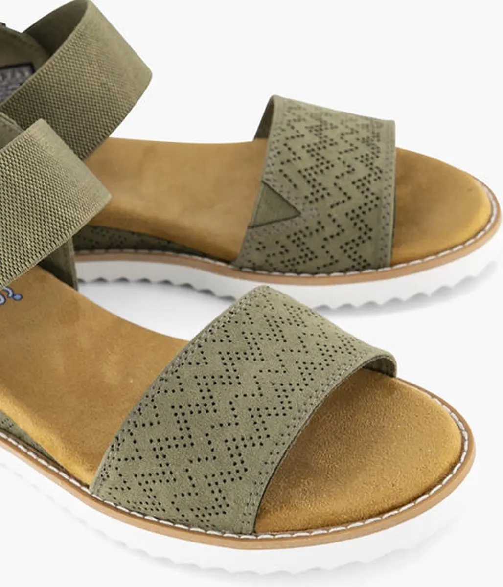 Skechers Desert Kiss Sandalen - 37 - Olive - afbeelding 4 van 6