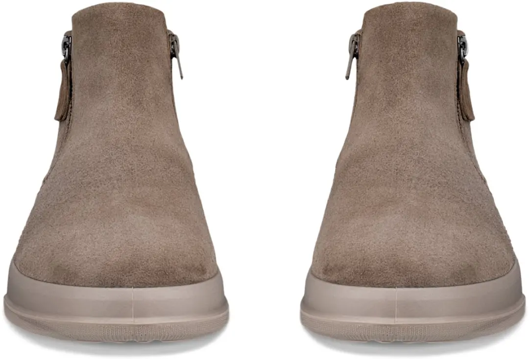 ECCO Move W Zip Enkellaarsjes - Taupe Suede 41