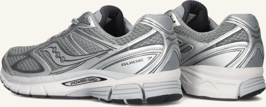 Saucony Progrid Guide 7 Dames Sneakers - Grijs - Maat 37 - afbeelding 6 van 6