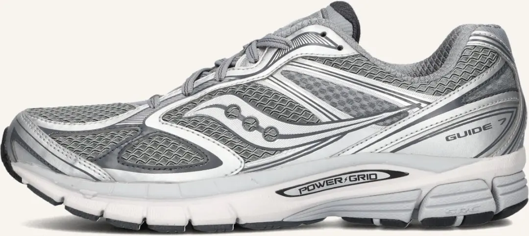 Saucony Progrid Guide 7 Dames Sneakers - Grijs - Maat 37 - afbeelding 2 van 6