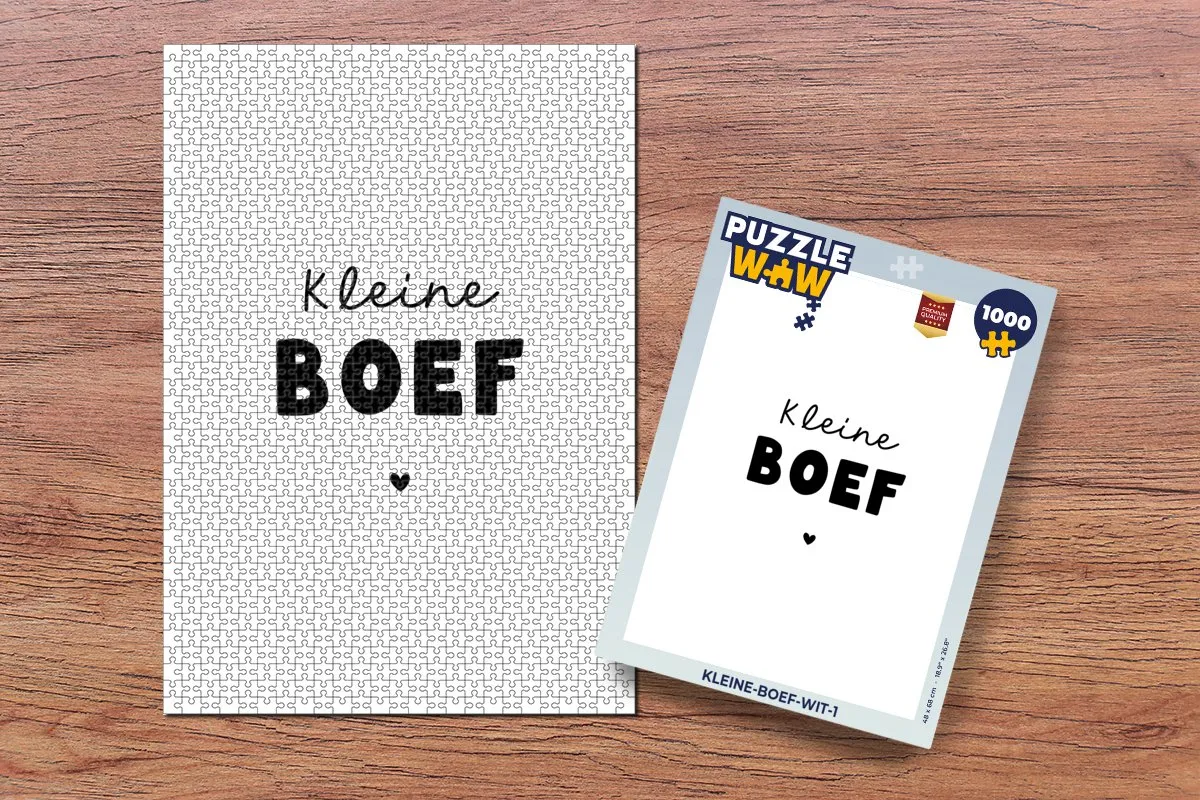 PuzzleWow Kleine Boef Quotes Legpuzzel 1000 Stuks - Multicolor
