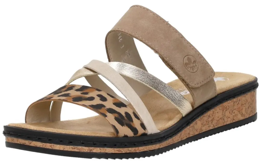 Rieker V3652 Badslipper taupe 36 - afbeelding 4 van 6