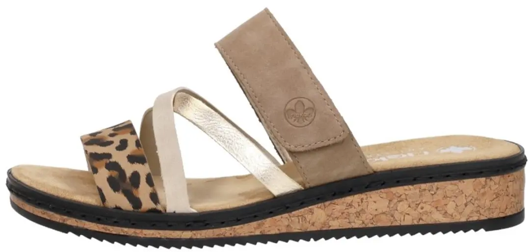 Rieker V3652 Badslipper taupe 36 - afbeelding 3 van 6