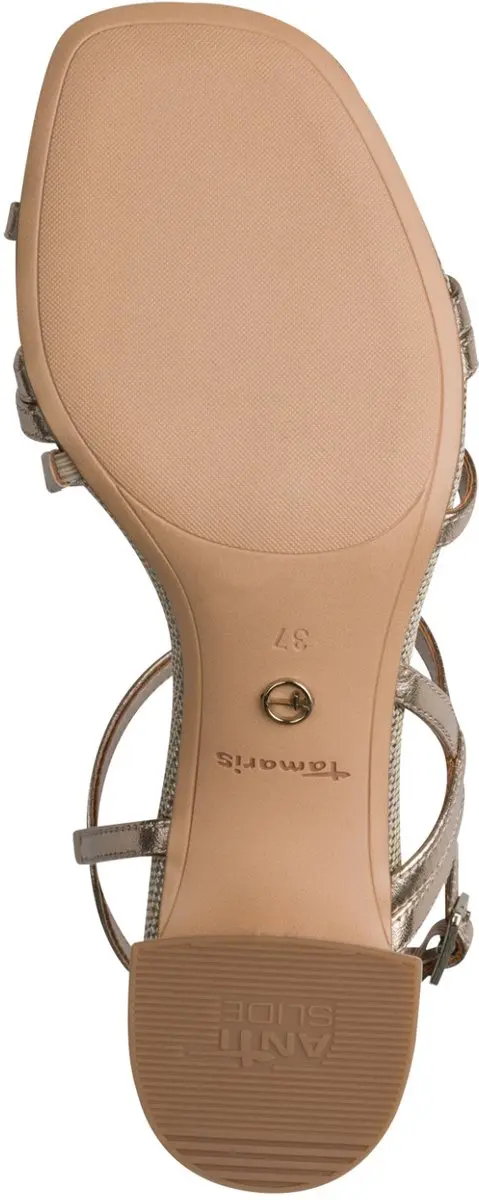 Tamaris Dames Sandaaltje 1-28211-42 - 37 EU - Metallic - afbeelding 4 van 6