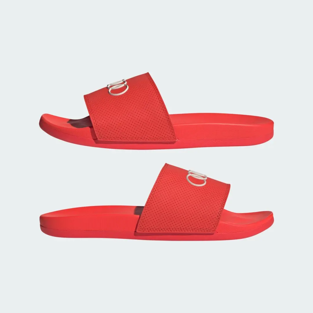 adidas Performance Adilette Comfort Audi Revolut F1 Team Slippers - Rood - afbeelding 2 van 6