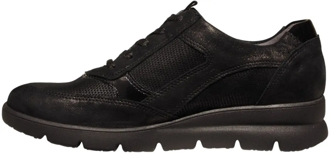 Wäldlaufer Dames Veterschoenen 902001 - Zwart - Maat 41 - afbeelding 2 van 5