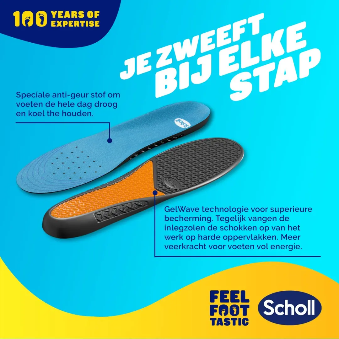 Scholl GelActiv Inlegzolen Professioneel - Large - 41-46