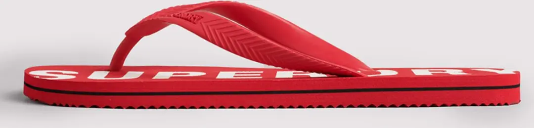 Superdry Code Essential Teenslipper - Rood - EU 46-47 - afbeelding 2 van 6