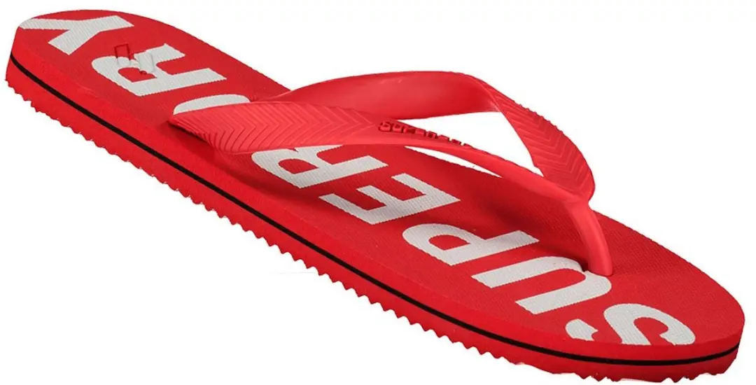 Superdry Code Essential Teenslipper - Rood - EU 46-47 - afbeelding 4 van 6