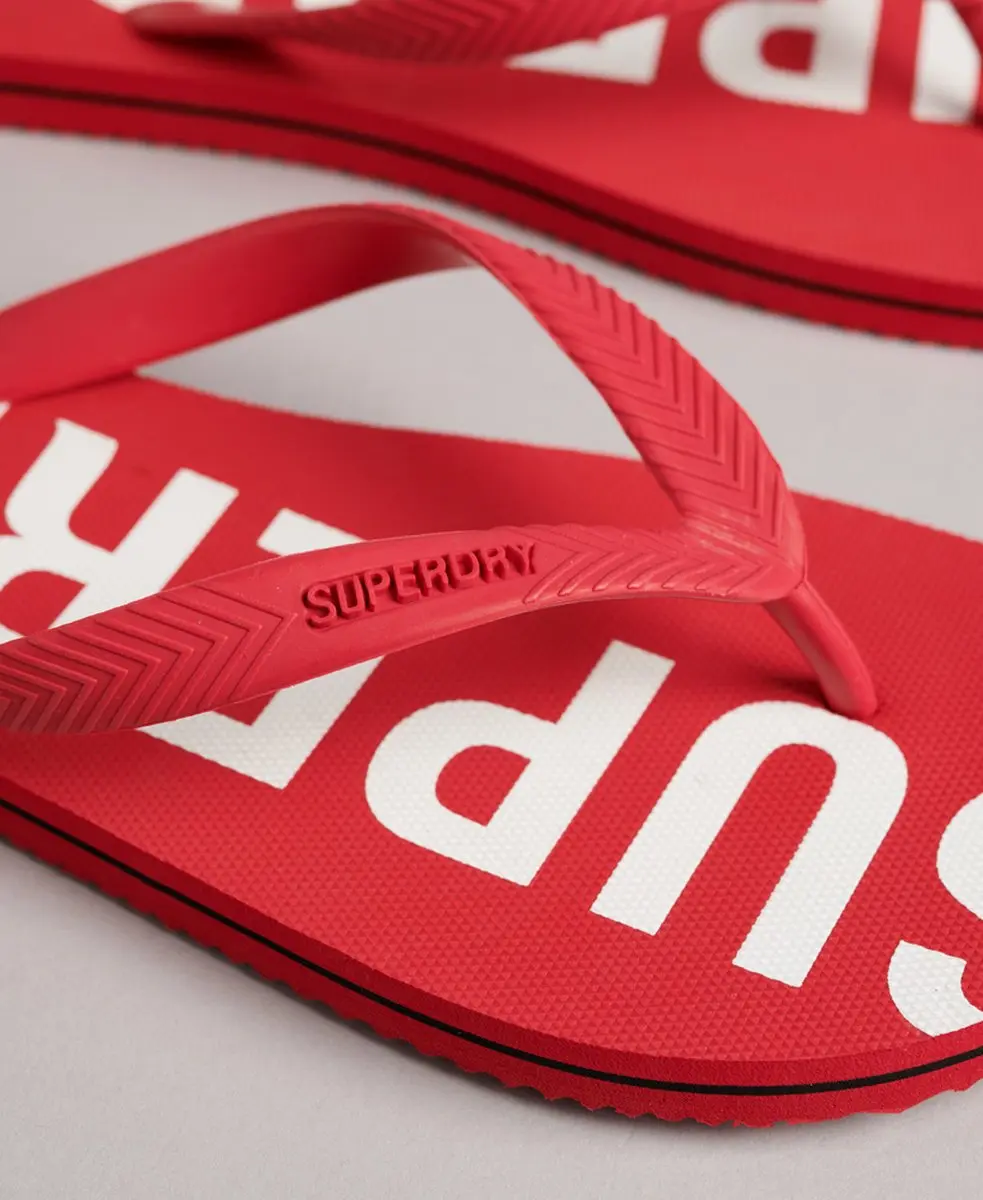 Superdry Code Essential Teenslipper - Rood - EU 46-47 - afbeelding 5 van 6