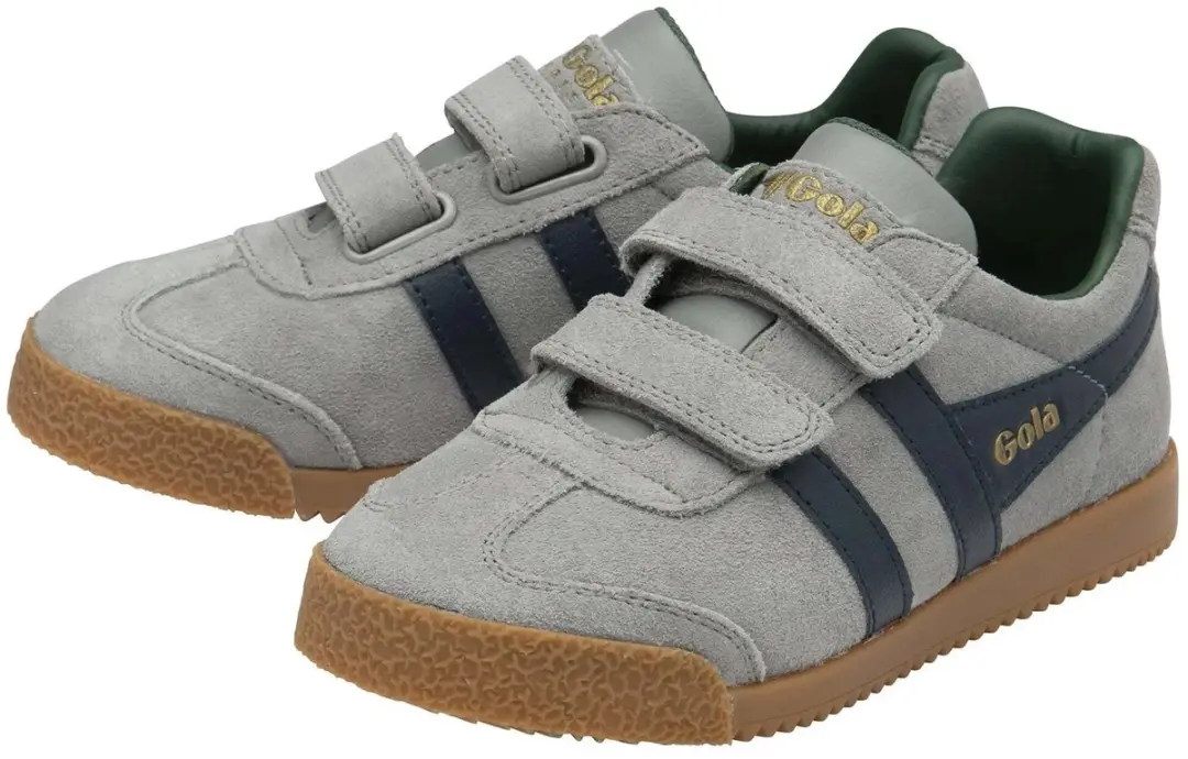 Gola Harrier Strap Trainer CKA192 - 30 - cement/navy/evergreen - afbeelding 2 van 2