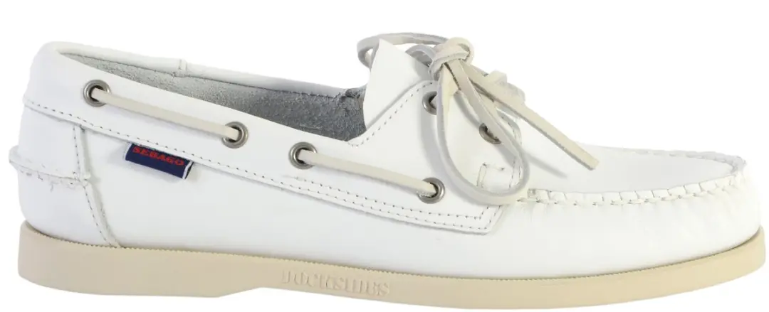 Sebago Dockside Heren Bootschoenen - Wit - 43 - afbeelding 4 van 6