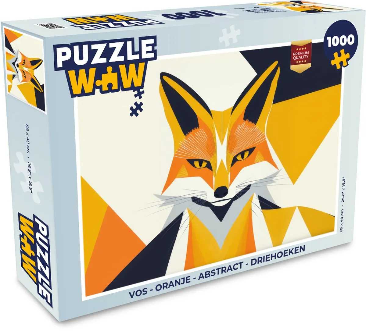 PuzzleWow Vos Abstract Legpuzzel 1000 Stuks - MPN 8721406822301