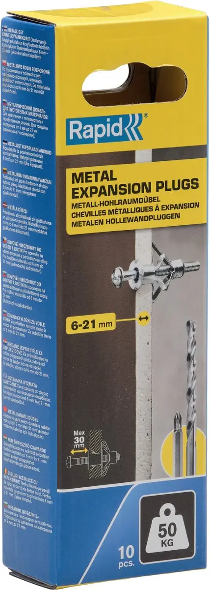 Rapid 5001553 Expansiepluggen M6