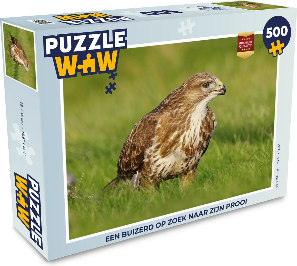 PuzzleWow Legpuzzel 500 Stuks - Multicolor