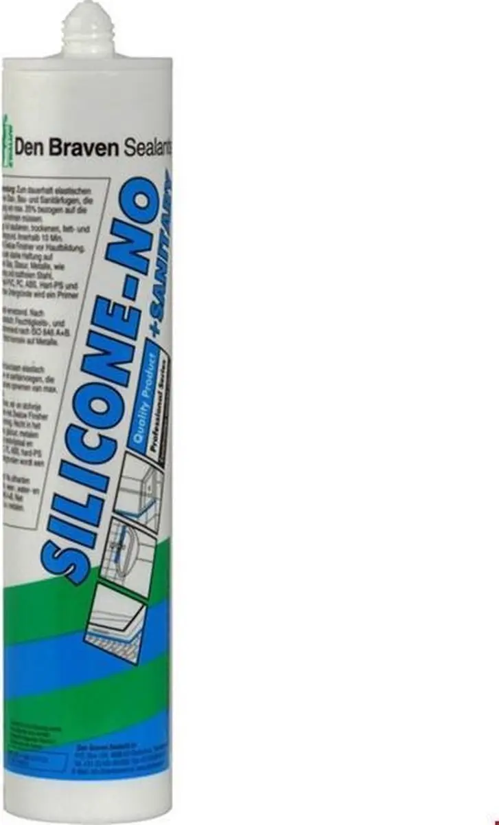 Den Braven Zwaluw Silicone NO 310 ml wit