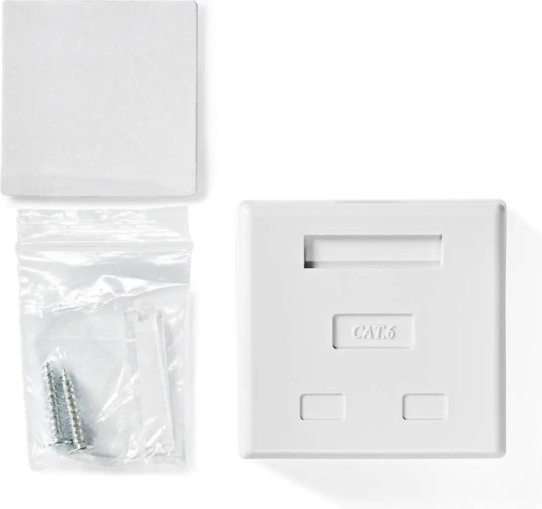 Nedis Netwerk Wanddoos 2x CAT6 STP
