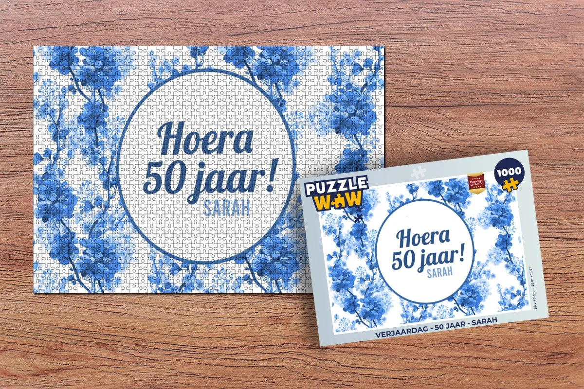 PuzzleWow Verjaardag Sarah Legpuzzel 1000 Stuks - Multicolor