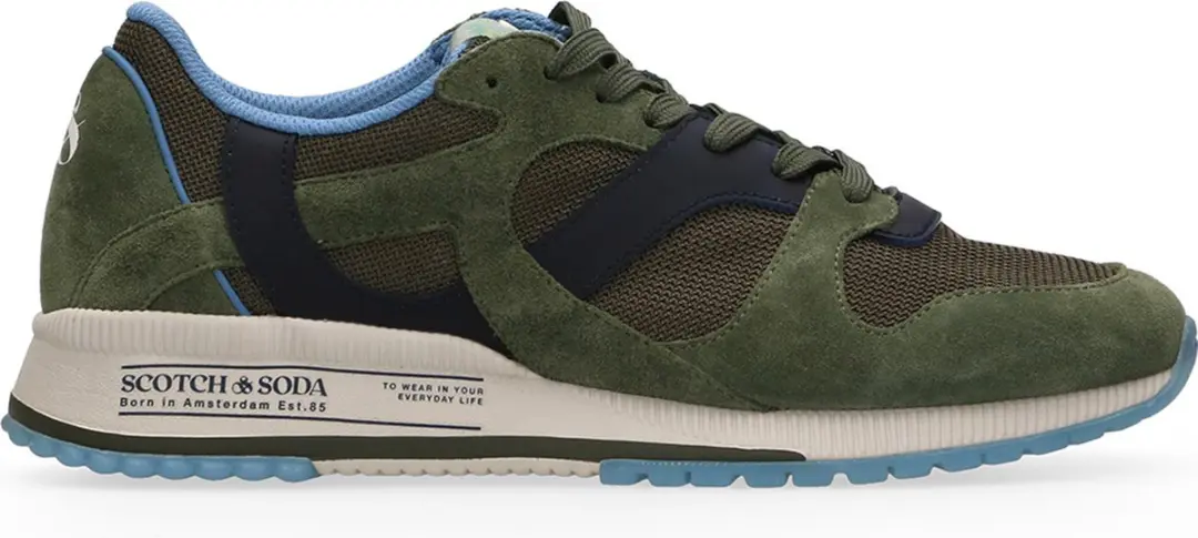 Scotch & Soda Heren Sneaker Vivex Green/black
