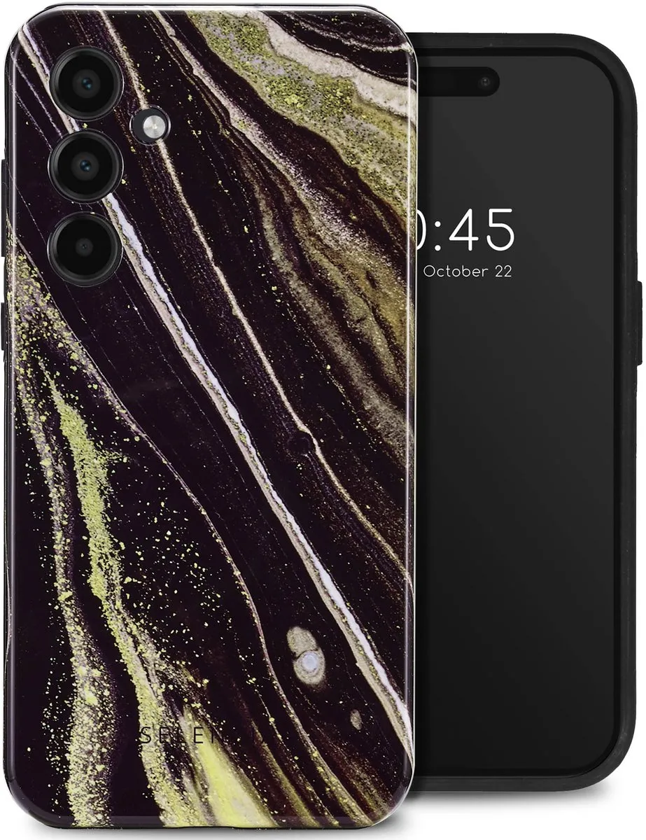 Selencia Hoesje Samsung Galaxy A35 Chic Marble