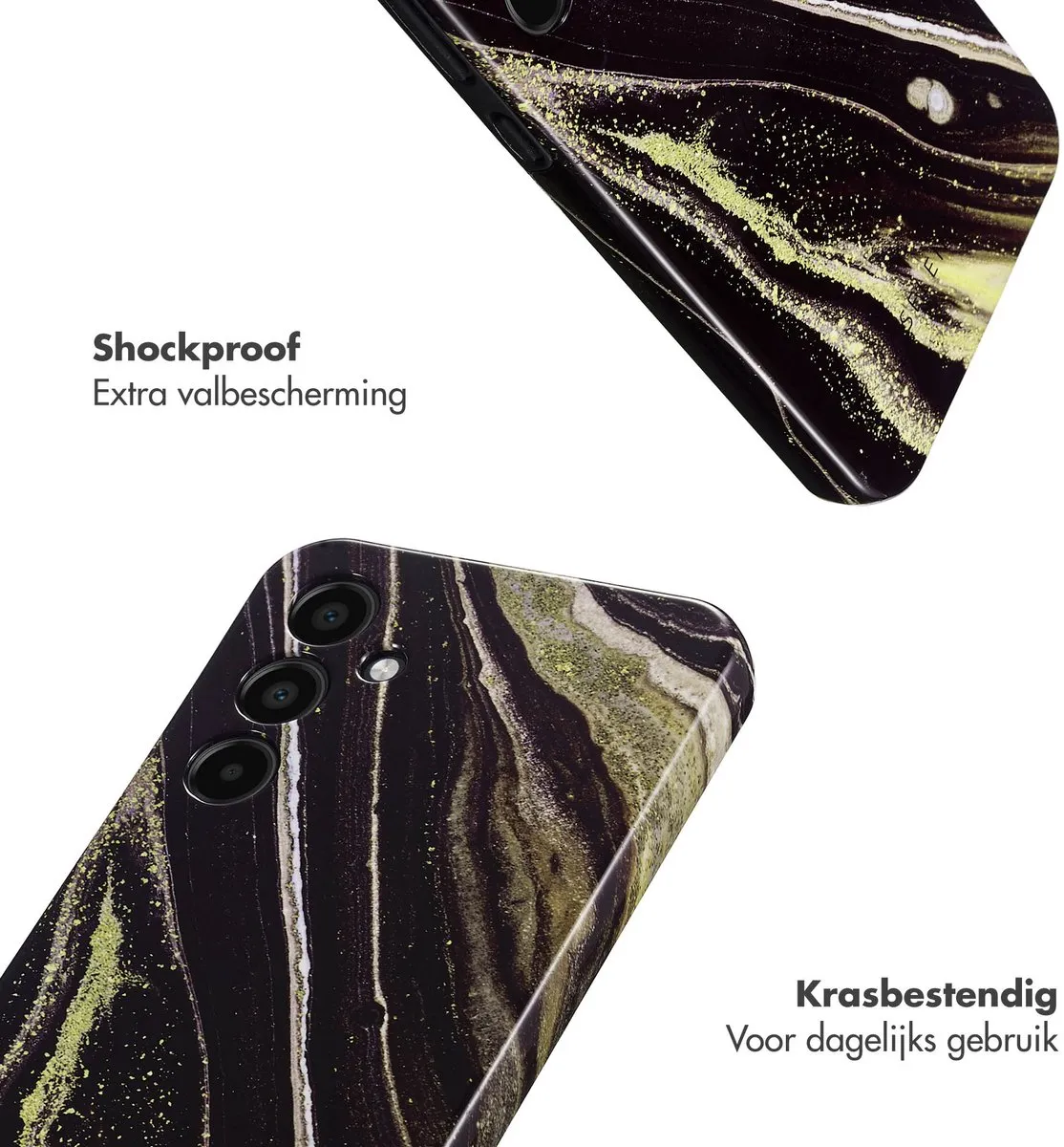 Selencia Hoesje Samsung Galaxy A35 Chic Marble