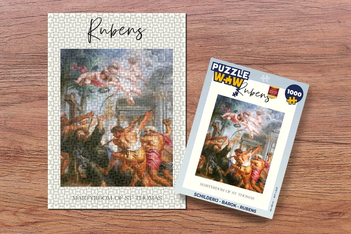 PuzzleWow Rubens Barok Legpuzzel 1000 Stuks - Multicolor