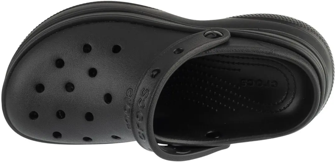 Crocs Classic Stacked Clog Slippers 37/38 - Zwart - afbeelding 3 van 5